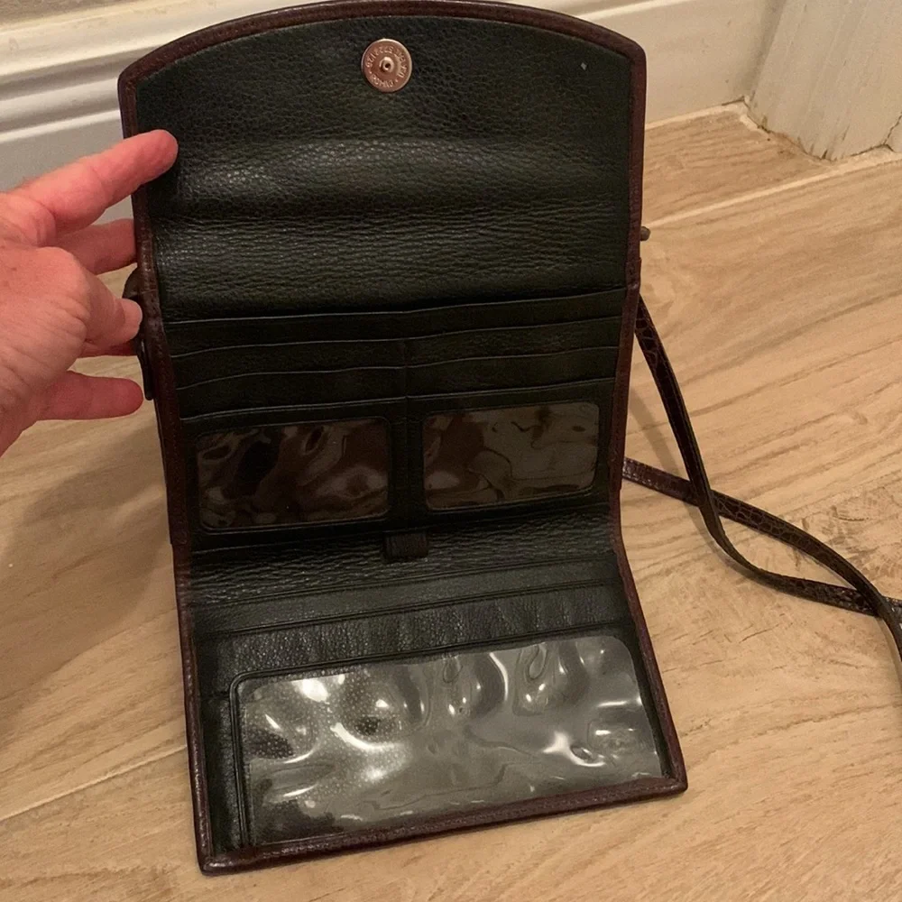 Brighton Leather Crossbody Wallet Bag - Picture 5 of 11